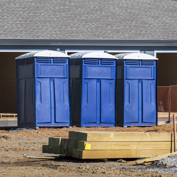 are there any restrictions on where i can place the portable restrooms during my rental period in Lapel